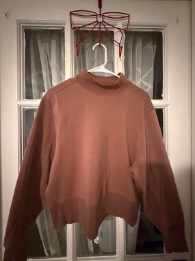 DSG Women's Mock Neck Sweater - Dusty Rose Brown